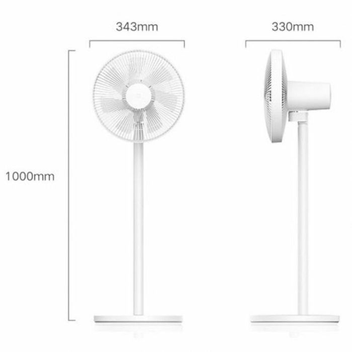 Ventilateur sur Pied Xiaomi JLLDS01XY Blanc 9 Ventilateur sur Pied Xiaomi JLLDS01XY Blanc 9
