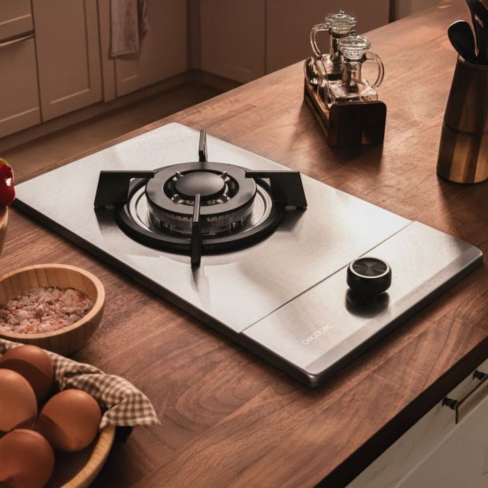 Plaque au gaz Cecotec Bolero Squad G 1200S Inox 3500 W 29 x 50 cm 8