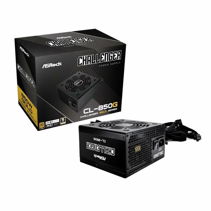 Bloc d’Alimentation ASRock 90-UXC085-GNEAAA 850 W 80 Plus Gold 5 Bloc d’Alimentation ASRock 90-UXC085-GNEAAA 850 W 80 Plus Gold 5