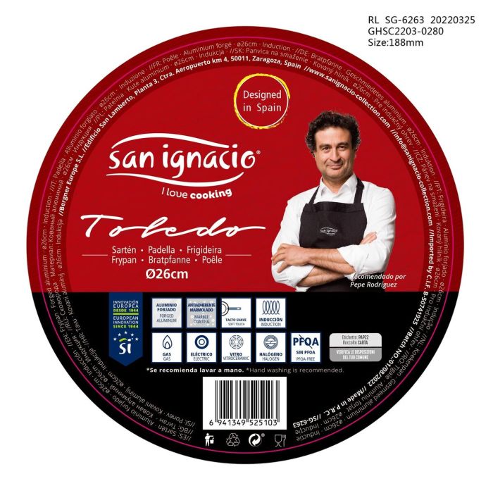 Poêle San Ignacio toledo Aluminium forgé Noir 2