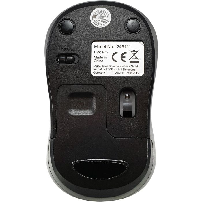 Equip Optische Maus kabellos USB Komfort R+L rot 1