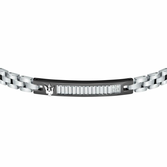Bracelet Homme Maserati Acier inoxydable 21,5 cm Argenté 5