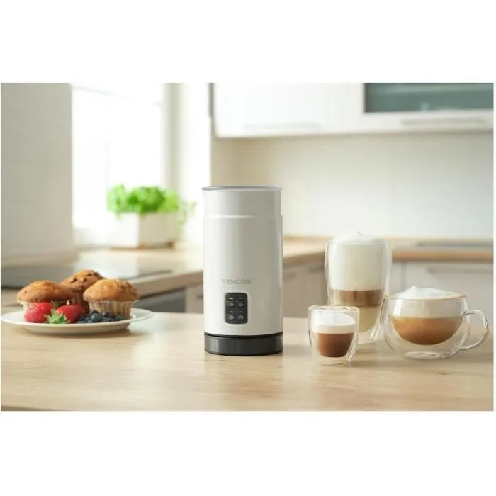 Sencor SMF 2030WH Mousseur à lait - 500W, fouet inox, capacité 150 ml (mousse) / 300 ml (mélange), design compact sans BPA Sencor SMF 2030WH Mousseur à lait - 500W, fouet inox, capacité 150 ml (mousse) / 300 ml (mélange), design compact sans BPA