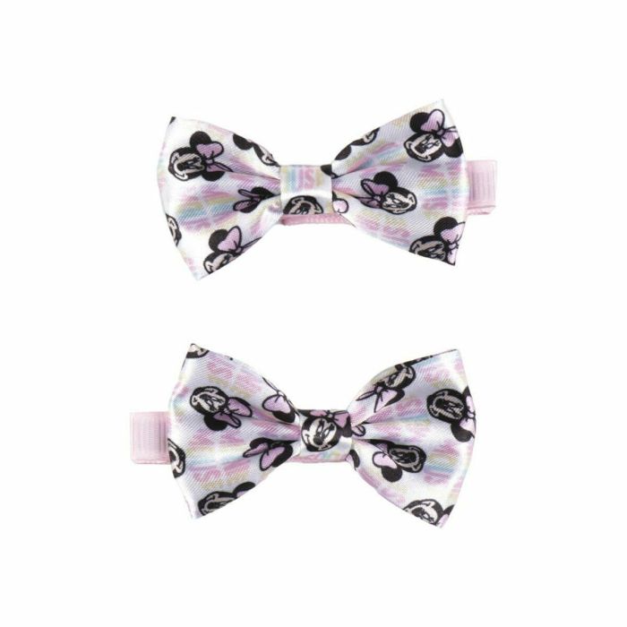 Pinces à cheveux Disney Rose Minnie Mouse Lien Lot (3 Pièces) 2 Pinces à cheveux Disney Rose Minnie Mouse Lien Lot (3 Pièces) 2