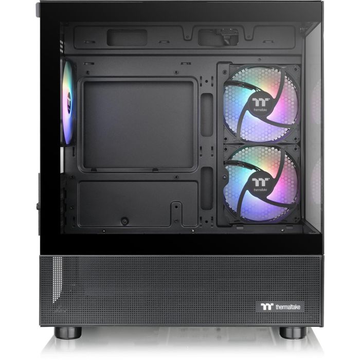 Thermaltake View 170 TG ARGB - Boîtier PC Gaming Micro-ATX/Mini-ITX Noir avec Vitre Latérale en Verre Trempé et Éclairage ARGB