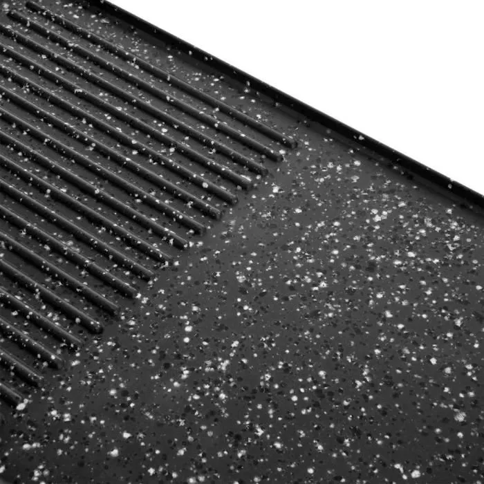 Sencor SBG 104BK - Gril électrique, surface 44 x 25 cm, revêtement granit, bac d'égouttage amovible, contrôle température réglable, idéal grillades saines Sencor SBG 104BK - Gril électrique, surface 44 x 25 cm, revêtement granit, bac d'égouttage amovible, contrôle température réglable, idéal grillades saines