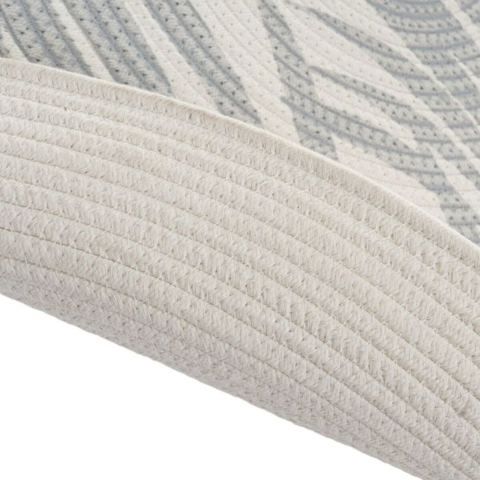 Tapis Blanc Gris 90 x 90 x 0,5 cm 1