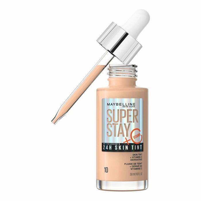 Base de maquillage liquide Maybelline Super Stay Skin Tint Vitamine C Nº 10 30 ml 1
