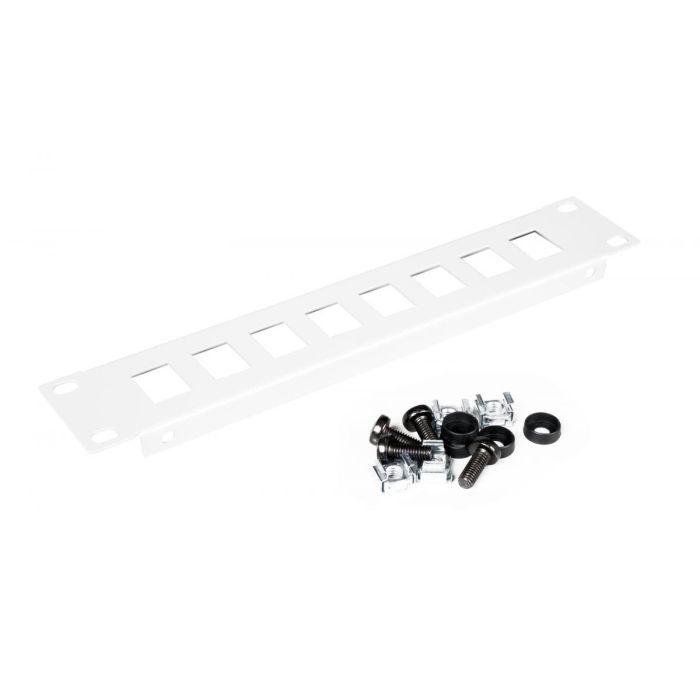 Equip Patchpanel 10" mit Keystone Montage 1U. grau 2 Equip Patchpanel 10" mit Keystone Montage 1U. grau 2