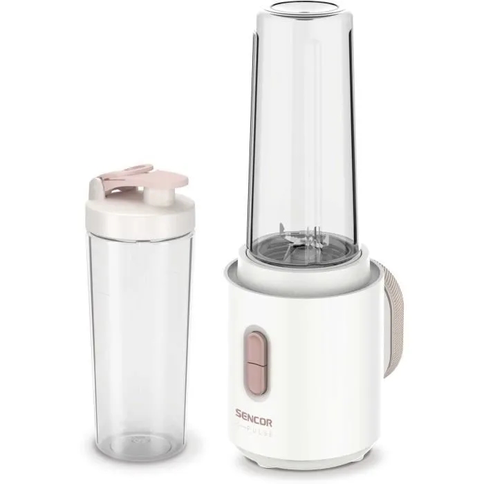 Sencor SBL 9130WH Mixeur à Smoothie Portable - Blanc - 500 ml, 11.1 V, Batterie Li-Ion, Lame Titane, Affichage LED, Fonction Impulsion, USB-C Sencor SBL 9130WH Mixeur à Smoothie Portable - Blanc - 500 ml, 11.1 V, Batterie Li-Ion, Lame Titane, Affichage LED, Fonction Impulsion, USB-C