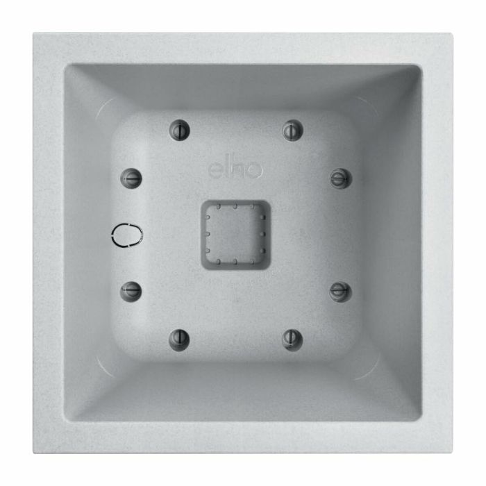 Pot Elho Blanc Ø 29,5 cm Plastique Carré Moderne 2 Pot Elho Blanc Ø 29,5 cm Plastique Carré Moderne 2