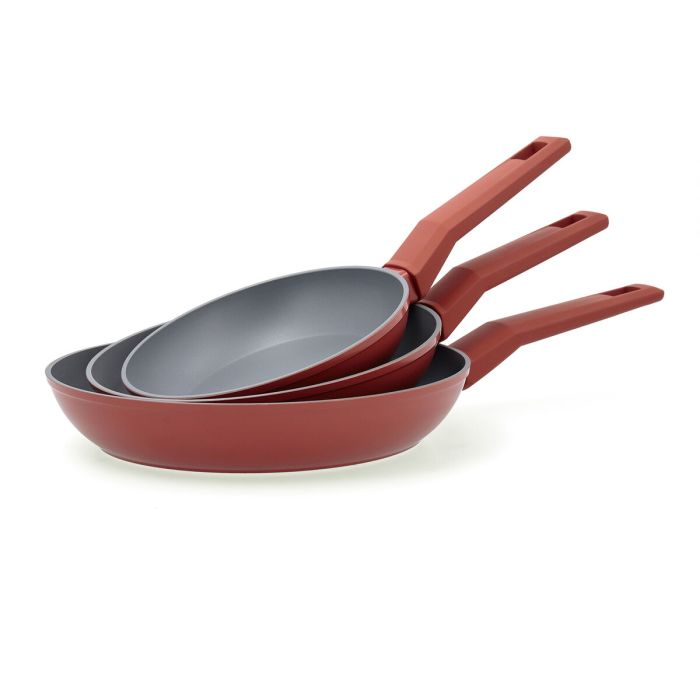 Ensemble de poêle Bidasoa Zocco Gris Terre cuite Métal 3 Pièces 0 Ensemble de poêle Bidasoa Zocco Gris Terre cuite Métal 3 Pièces 0