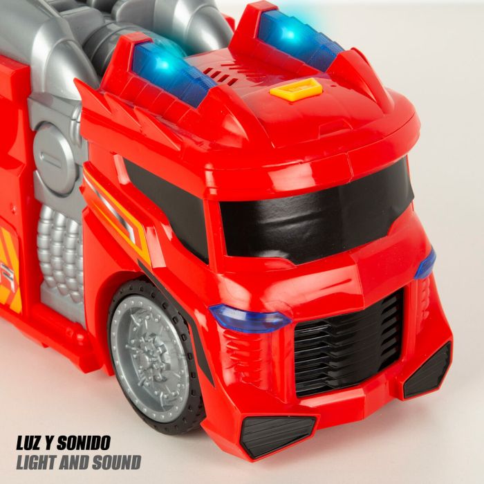 Camion de Pompiers Teamsterz Rouge Gris 30 x 16 x 13 cm (4 Unités) 3 Camion de Pompiers Teamsterz Rouge Gris 30 x 16 x 13 cm (4 Unités) 3