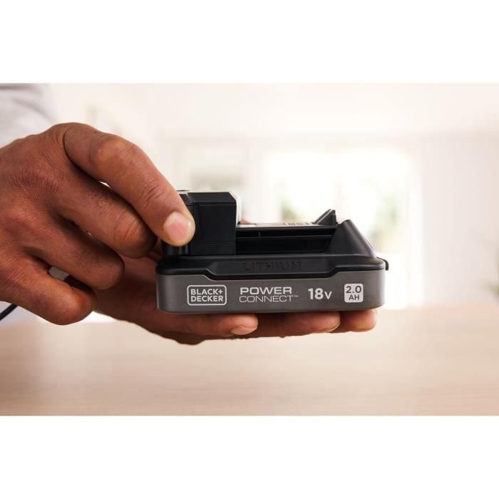 Starter kit Batterie 18V 2Ah + Chargeur 1A - BLACK&DECKER - BDL2018S1B-QW 1 Starter kit Batterie 18V 2Ah + Chargeur 1A - BLACK&DECKER - BDL2018S1B-QW 1