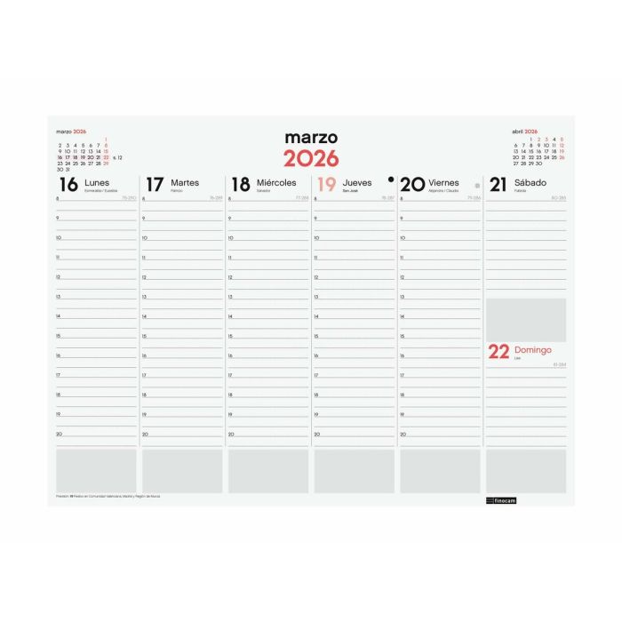 Tapis Finocam Papier 42 x 31 cm 1