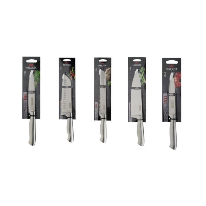 Ensemble de Couteaux Nirosta Acier Acier inoxydable 2 Ensemble de Couteaux Nirosta Acier Acier inoxydable 2