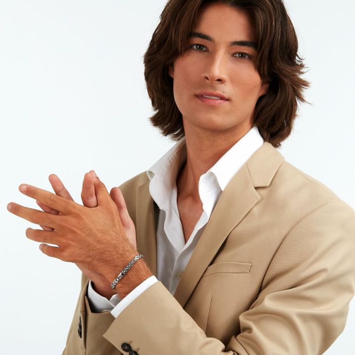 Bracelet Homme Maserati JM423ATY19 Acier inoxydable 21,5 cm 3