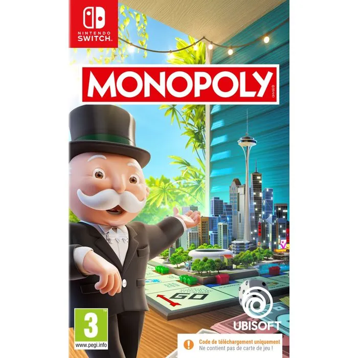 Ubisoft Monopoly 2024 Jeu pour Nintendo Switch - Code dans une Boîte 0 Ubisoft Monopoly 2024 Jeu pour Nintendo Switch - Code dans une Boîte 0