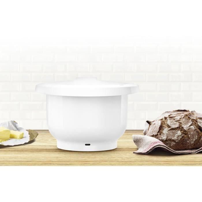 Bosch Bol Plastique 3,8 L MUZS2KR pour Kitchen Machine MUM Serie 2 - Accessoire Prêt à Cuisiner