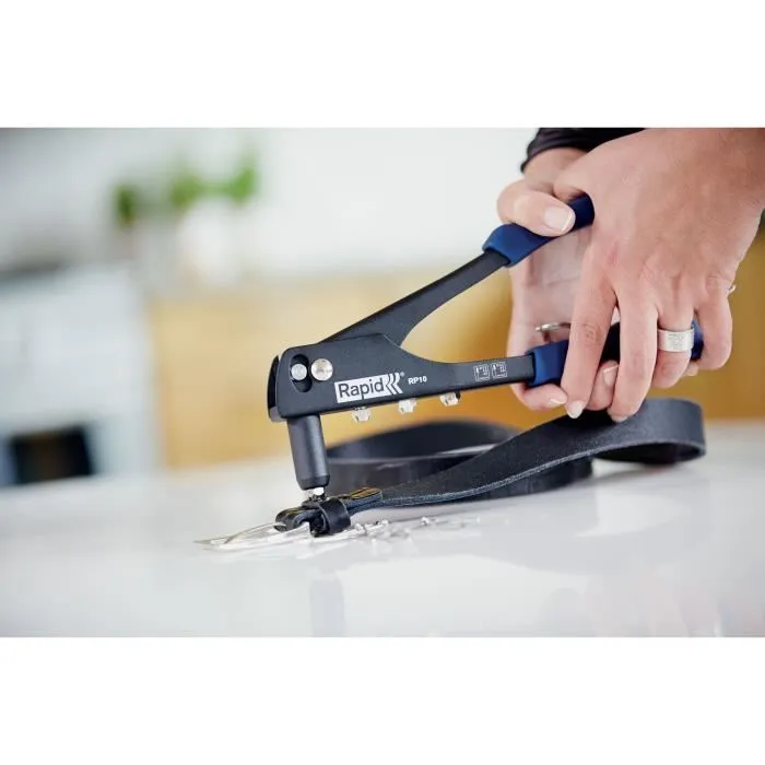 Rapid Remaches Rivets Tête Plate Aluminium Ø3,2 x 8mm Boîte de 50 + Foret RAP4051661020827 5