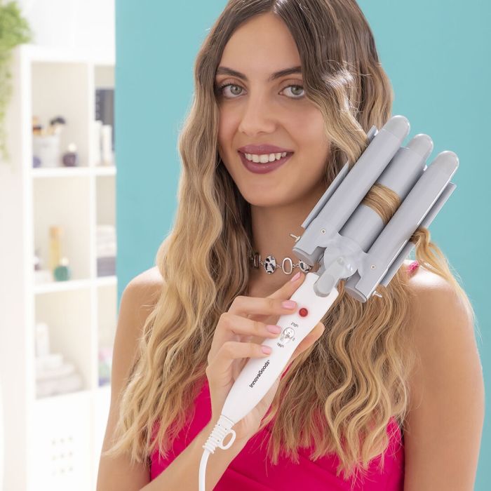 Fer à Boucler en Céramique à Tête Triple Triler InnovaGoods