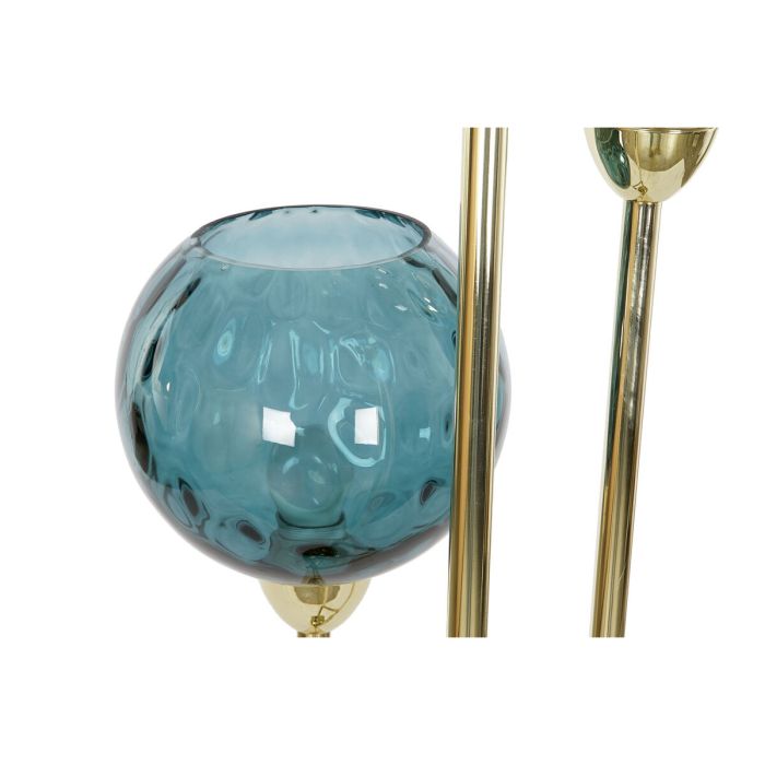 Lampadaire DKD Home Decor Multicouleur Doré Métal Verre 50 W 220 V 45 x 45 x 160 cm 3