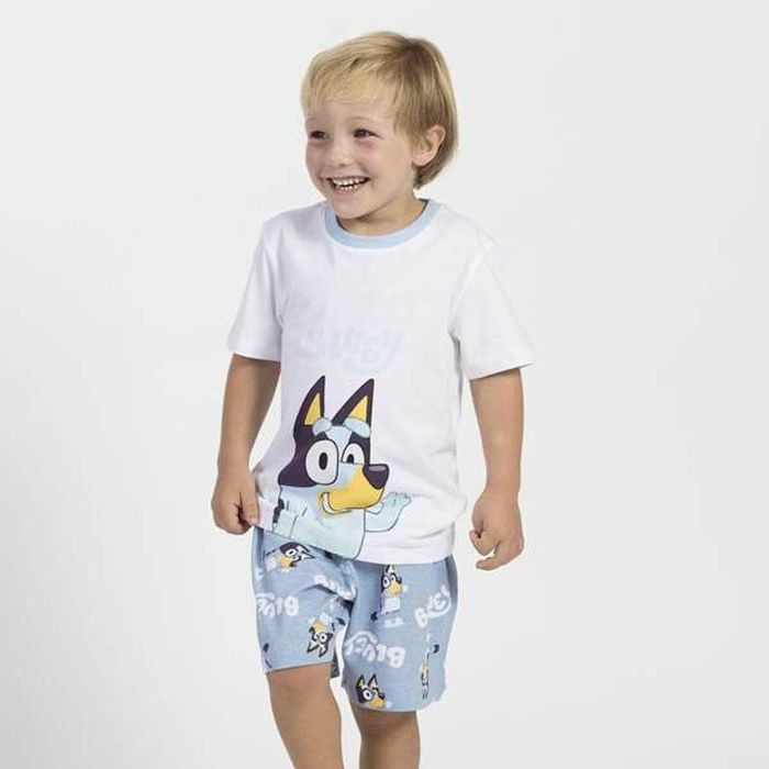 Pyjama Enfant Bluey Blanc S 2 Pyjama Enfant Bluey Blanc S 2