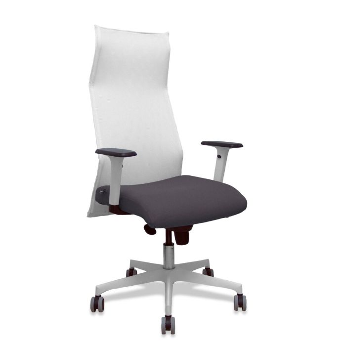 Chaise de Bureau Piqueras y Crespo 54BR65G Blanc Gris foncé