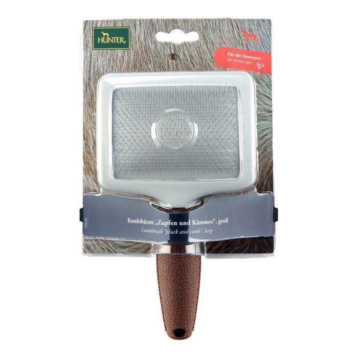Brosse pour carder Hunter 2 en 1 1