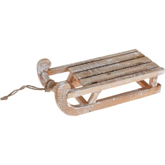 Décorations de Noël Lifetime Blanc Naturel Enneigé 30 cm Traîneau 0 Décorations de Noël Lifetime Blanc Naturel Enneigé 30 cm Traîneau 0