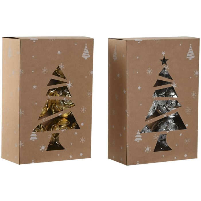 Boules de Noël Home ESPRIT Doré Argenté PVC 20 x 10 x 30 cm (2 Unités) 0 Boules de Noël Home ESPRIT Doré Argenté PVC 20 x 10 x 30 cm (2 Unités) 0