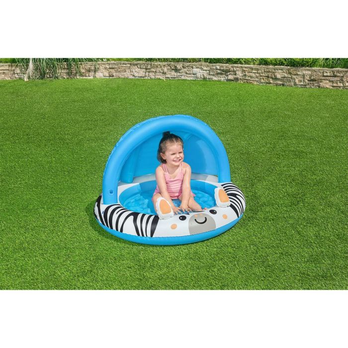 Bestway Piscine Gonflable Enfant Anneau Safari 97x66 cm +2 Ans Jardin 52559 1