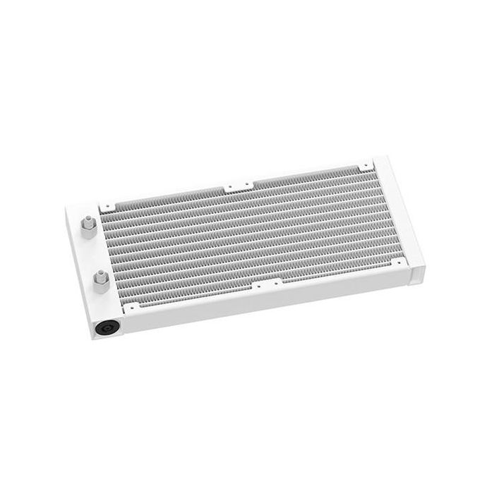 Deepcool LM240 R-LM240-WHDMMC-1 - Watercooling All-In-One 240 mm Blanc avec Écran IPS Personnalisable 2.4" - Pompe 6e Génération 2500-3400 tr/min