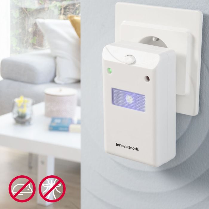 Répulsif à Ultrasons Anti-nuisibles avec LED Killekt Duo InnovaGoods 2 Unités 0 Répulsif à Ultrasons Anti-nuisibles avec LED Killekt Duo InnovaGoods 2 Unités 0