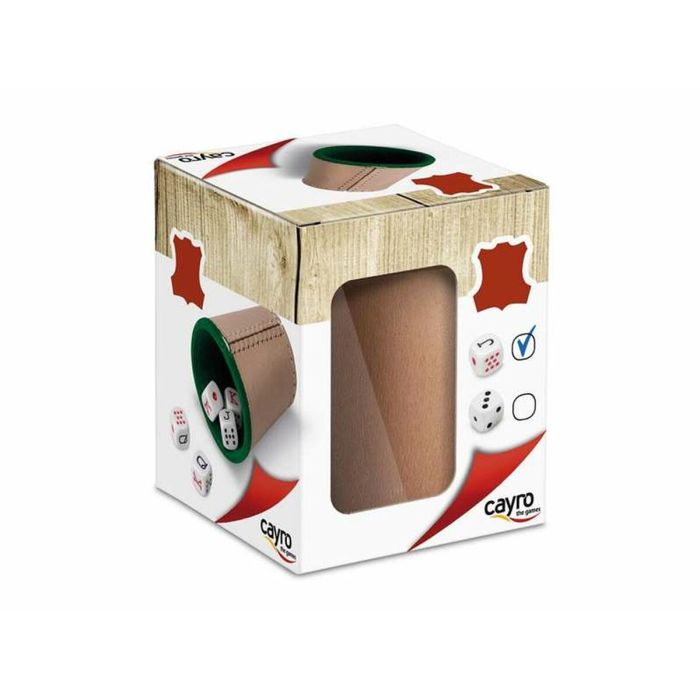 Gobelet avec dés de Poker Cayro 1 Gobelet avec dés de Poker Cayro 1