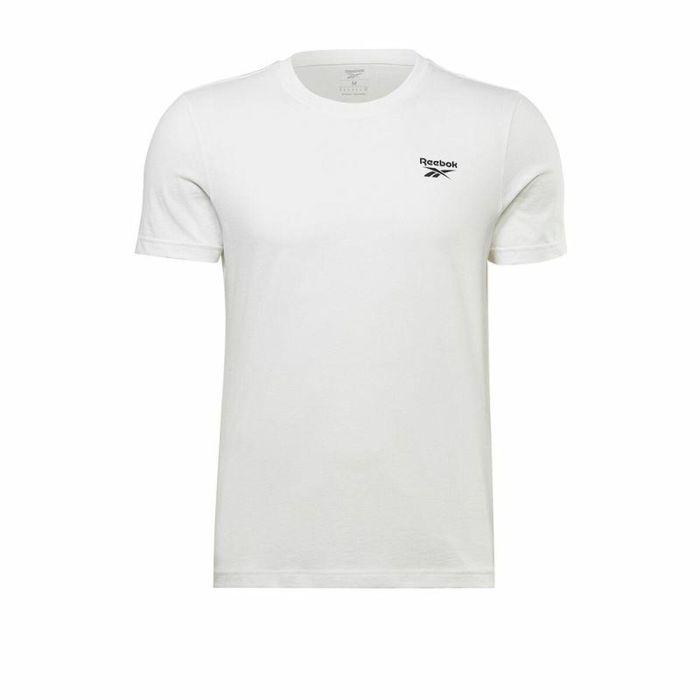 T-shirt à manches courtes homme Reebok Identity Left Chest Logo Blanc