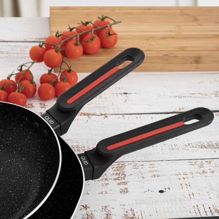 Poêle Quid Tentacion Noir Métal Aluminium estampé Ø 24 cm Ø 20 cm (2 Unités) 2 Poêle Quid Tentacion Noir Métal Aluminium estampé Ø 24 cm Ø 20 cm (2 Unités) 2