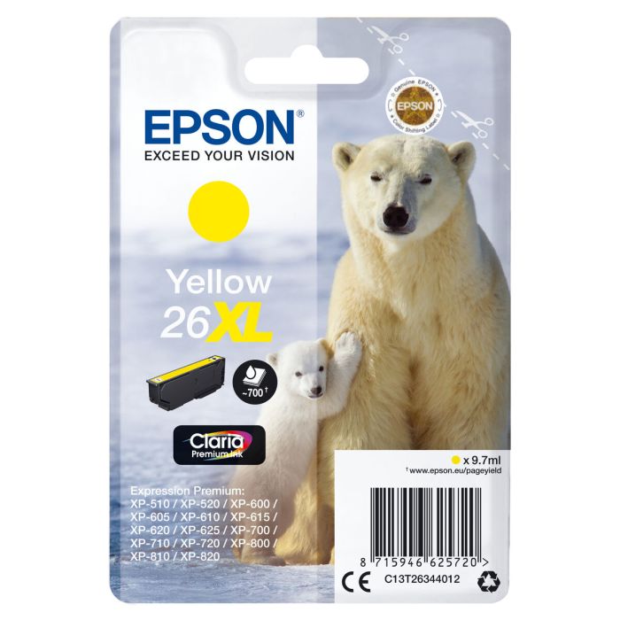 Cartouche d'encre originale Epson 235M200 Jaune 0 Cartouche d'encre originale Epson 235M200 Jaune 0