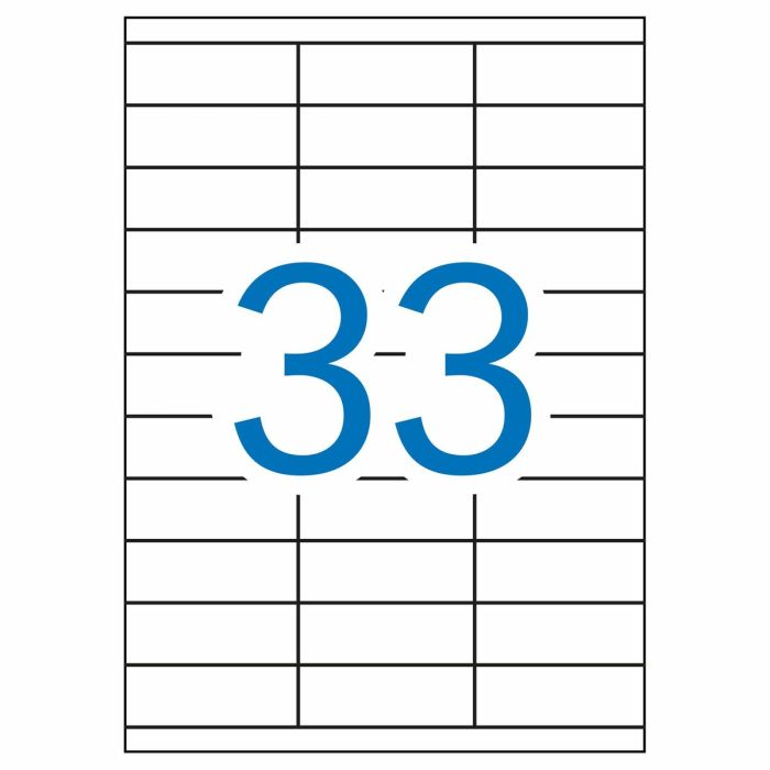 Étiquettes adhésives Apli 1270 Blanc 100 Volets 70 x 25,4 mm 2 Étiquettes adhésives Apli 1270 Blanc 100 Volets 70 x 25,4 mm 2