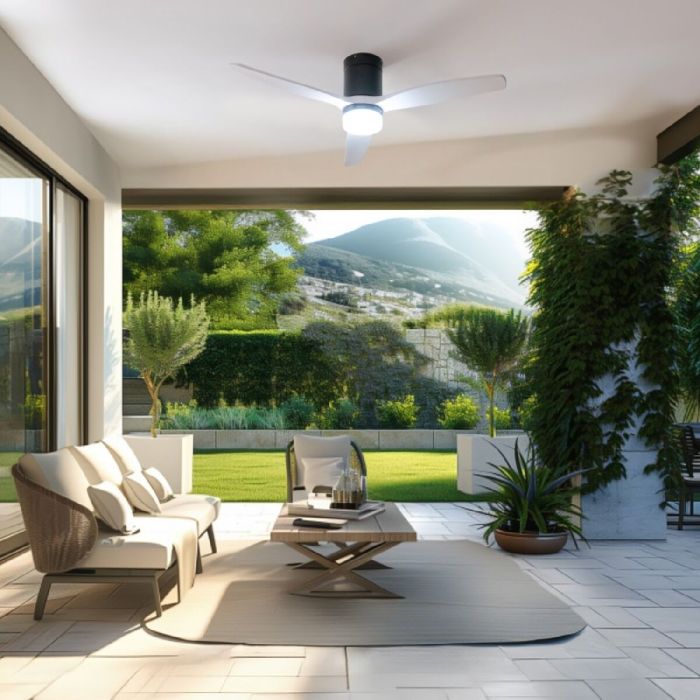 Ventilateur de Plafond avec Lumière Cecotec EnergySilence Aero 5600 Aqua Blanc Noir 20 W 40 W 2 Ventilateur de Plafond avec Lumière Cecotec EnergySilence Aero 5600 Aqua Blanc Noir 20 W 40 W 2