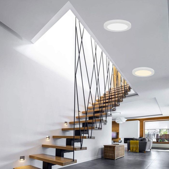 Spot encastré Muvit iO Blanc 30 W 3000 lm 330 mm Wi-Fi 7