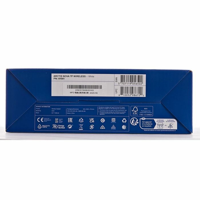 Casques avec Microphone SteelSeries Arctis Nova 7P Blanc 17