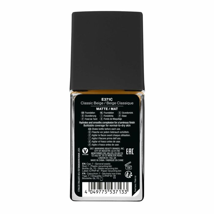 Base de maquillage liquide Wet n Wild Classic Beige Classic Beige 30 ml 2