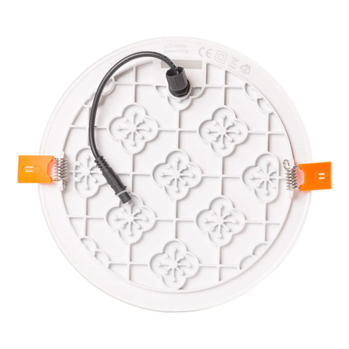 LUM Plaque LED 22W 1735Lm 2700K Circulaire sans Cadre - Réf: LUM-NSDL-R185 8