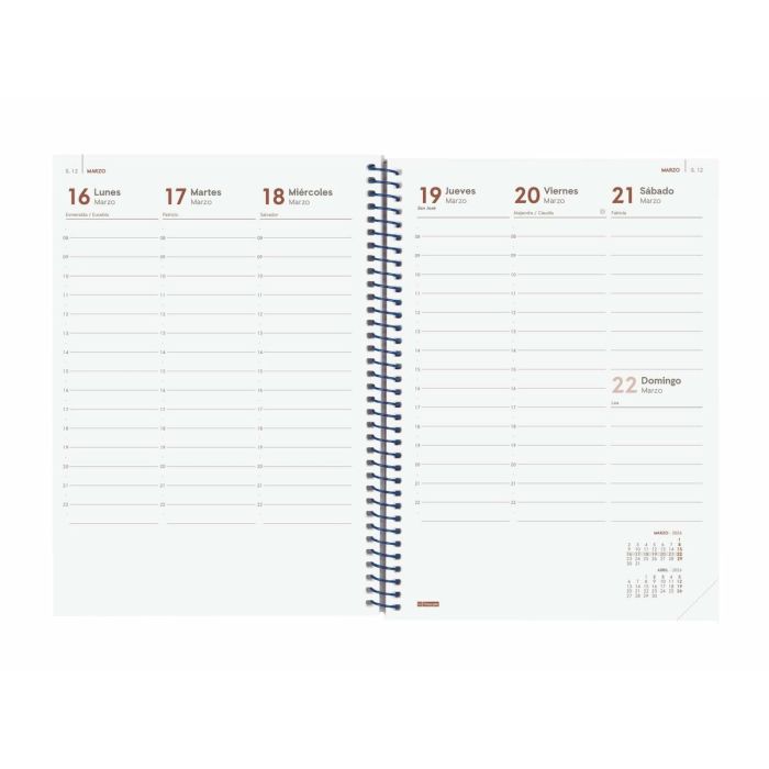 Agenda Finocam YEAR Bleu A5 15,5 x 21,2 cm 2026 3