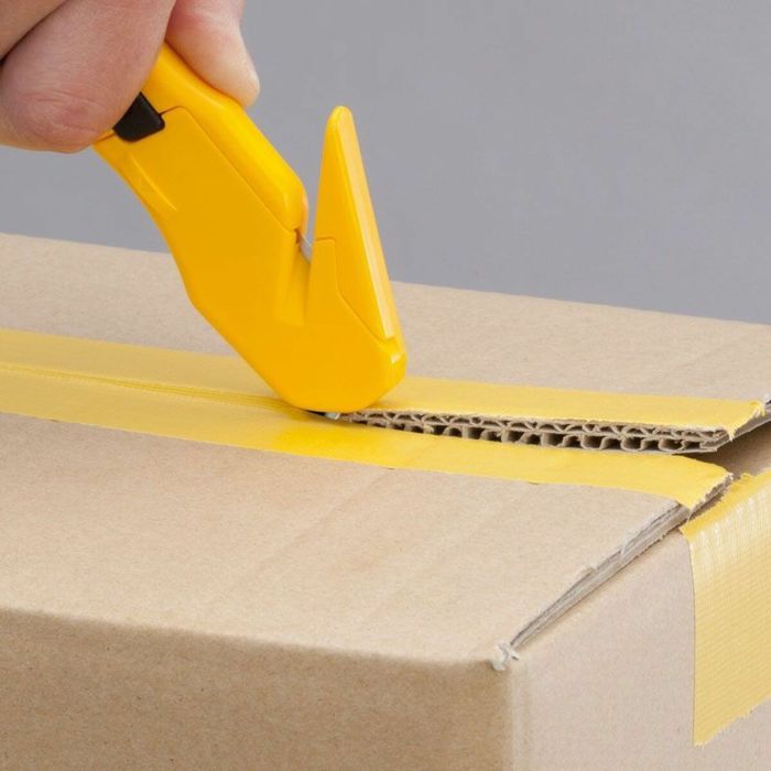 Cutter Olfa 17,8 X 0,4 MM Jaune De Sécurité 4