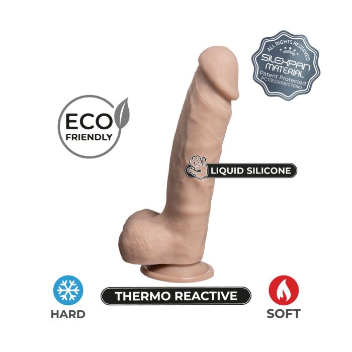 Gode réaliste Silexd Silicone Naturel 9