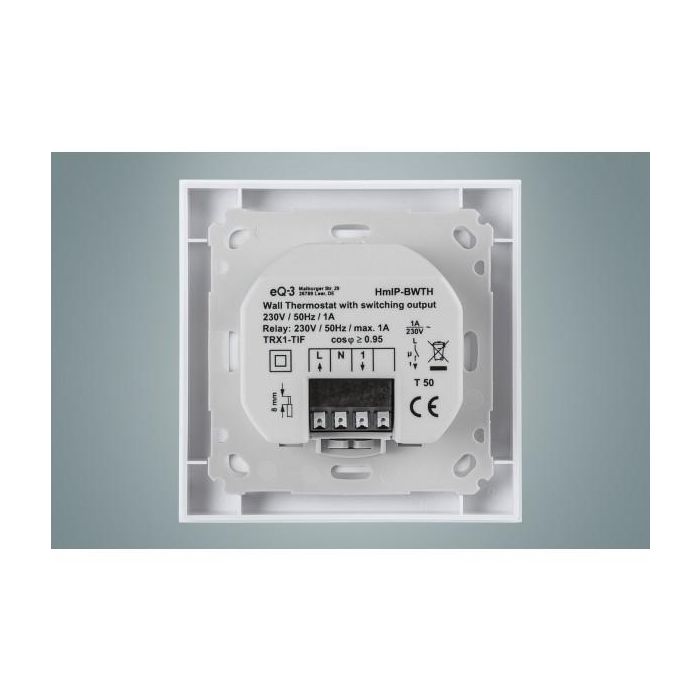 Homematic IP Wandthermostat mit Schaltausg. für Markenschalter 4