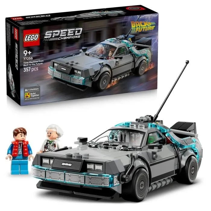 LEGO Speed Champions 77256 La Machine à Remonter le Temps de Retour vers le Futur - Jouet de Construction avec 2 Minifigurines LEGO Speed Champions 77256 La Machine à Remonter le Temps de Retour vers le Futur - Jouet de Construction avec 2 Minifigurines