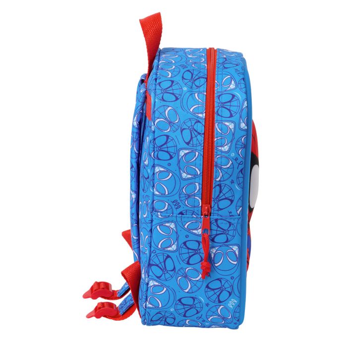 Sac à dos enfant Spider-Man Rouge Blue marine 22 x 27 x 10 cm 3D 2 Sac à dos enfant Spider-Man Rouge Blue marine 22 x 27 x 10 cm 3D 2